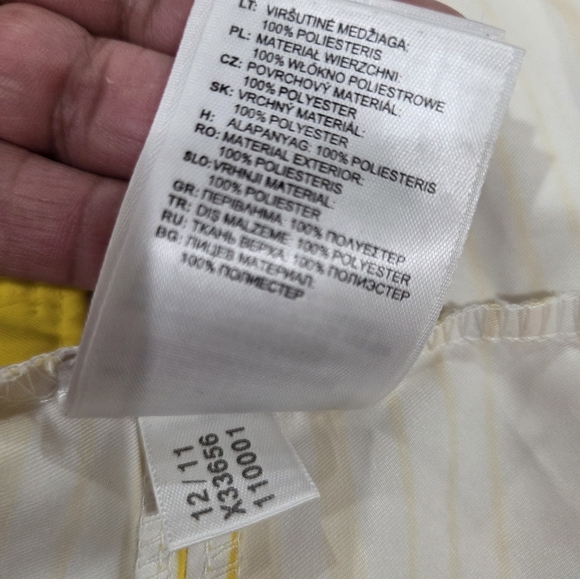 Adidas Women's White and Yellow Striped Athletic Shorts NWOT. - Picture 7 of 11